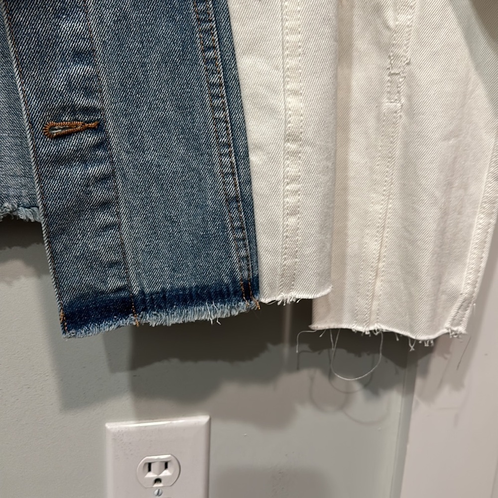 Split Jean jacket - Picture 2 of 3